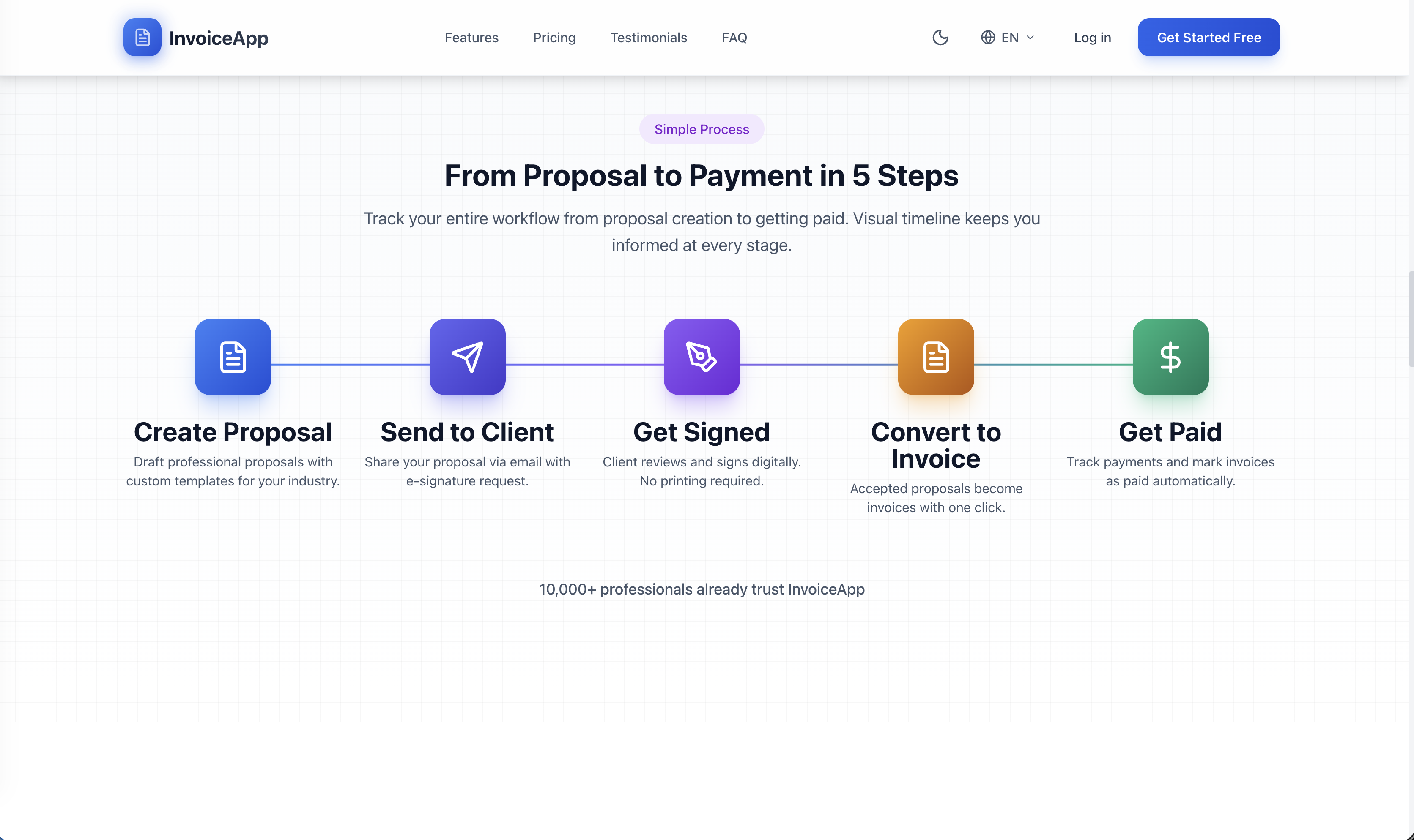 InvoiceApp screenshot